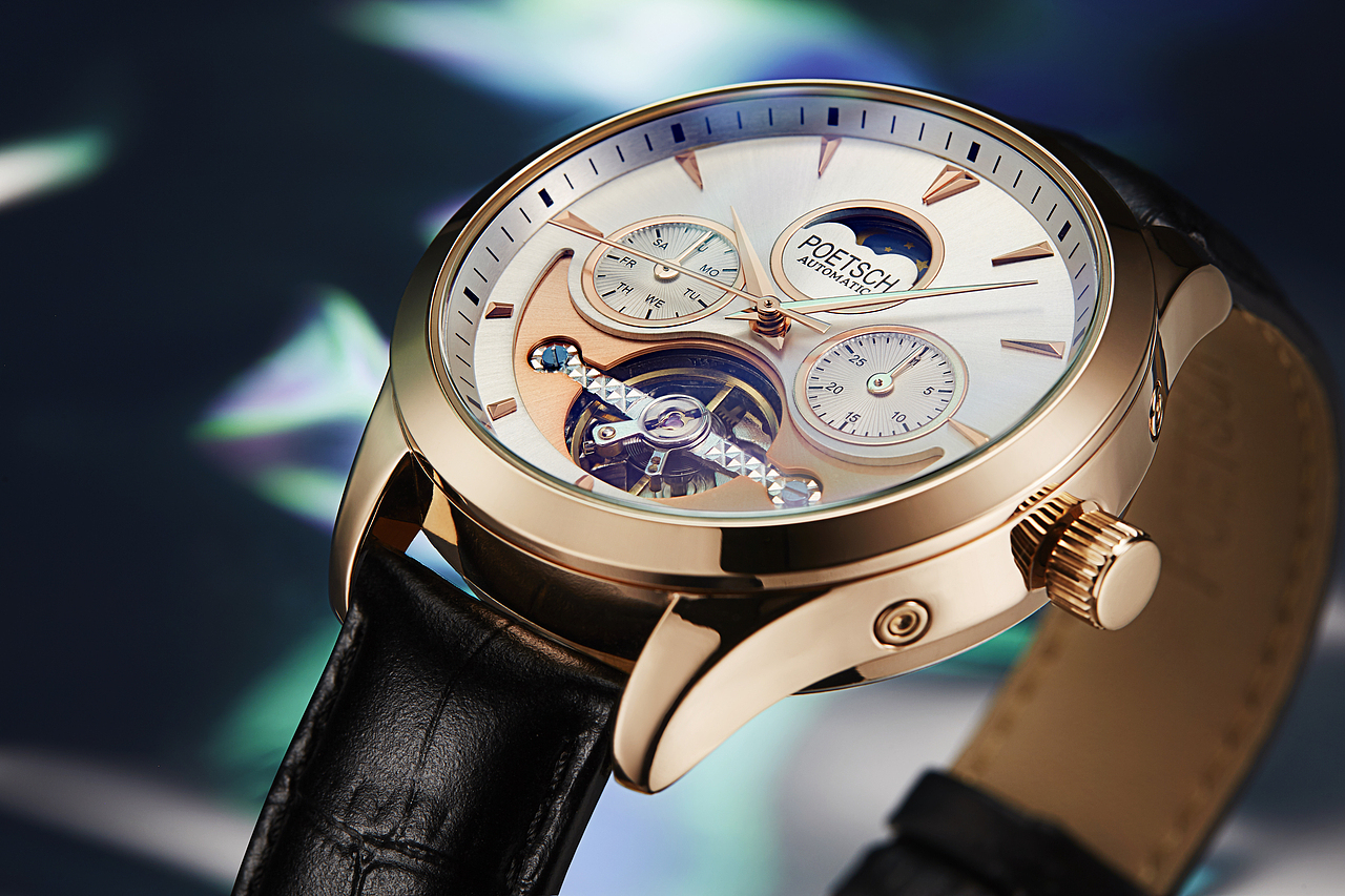 原创作品摄影产品摄影手表拍摄poetsch腕表机械表个人练习(一)1224