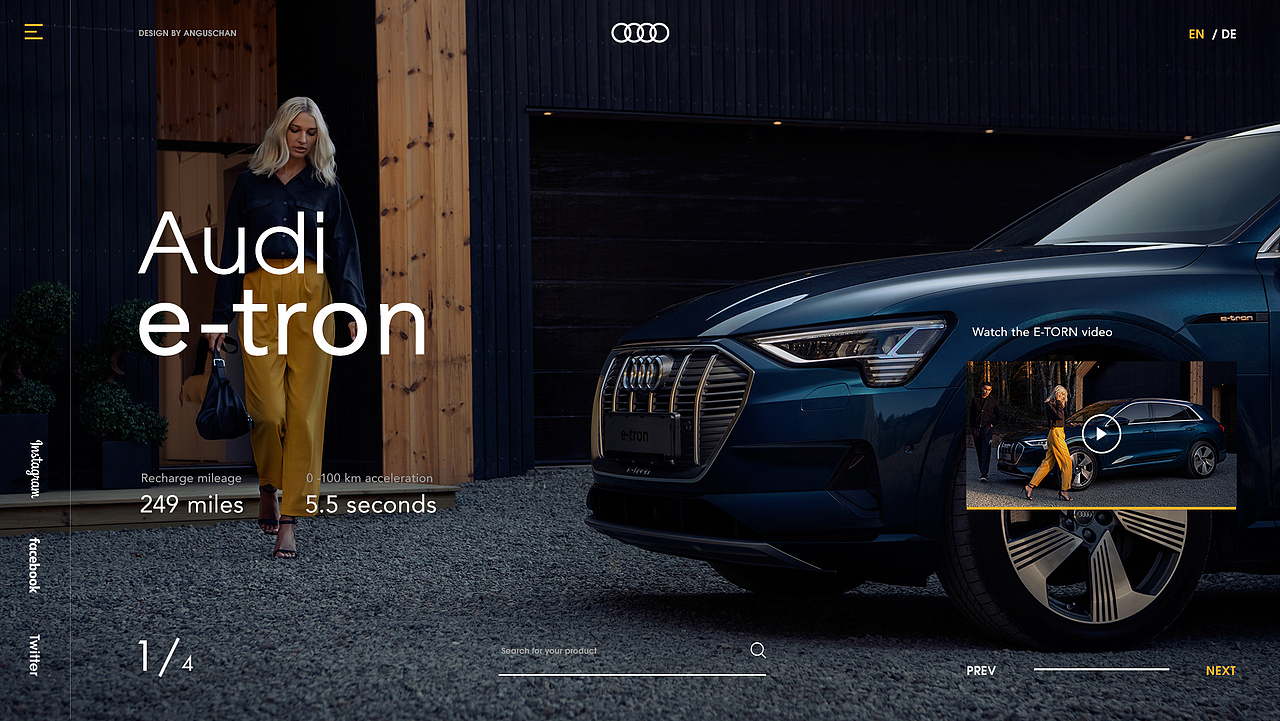 Audi and Porsche web exercises（图ZMTYxMzk4ODI4） - 企业官网 - 站酷设计师玺悦视觉原创素材 - 站酷ZCOOL