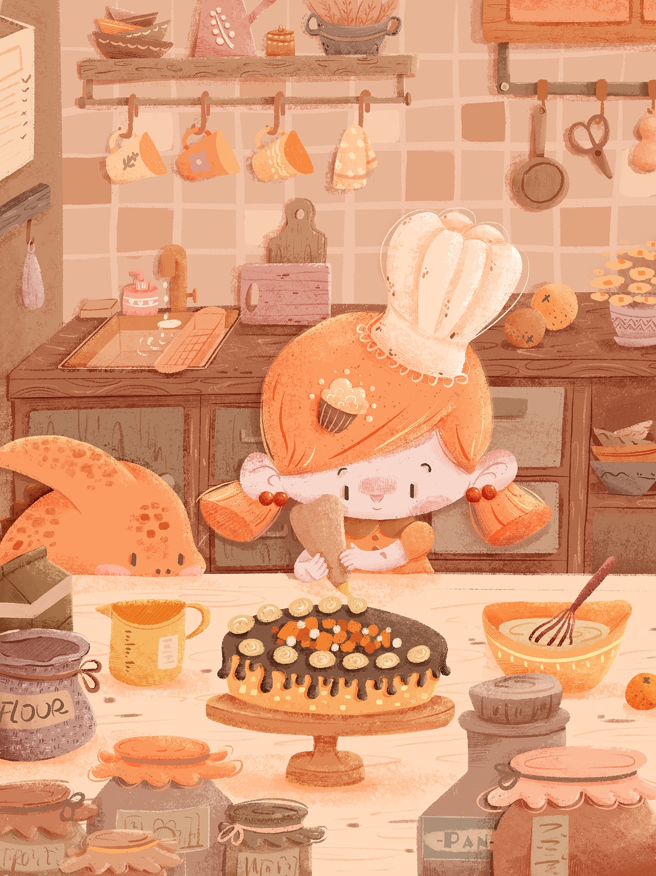 Colors系列丨我有一只变色龙丨室内场景合集（图ZMjU3ODAyOTUy） - 儿童插画 - 站酷设计师DP大潘原创素材 - 站酷ZCOOL