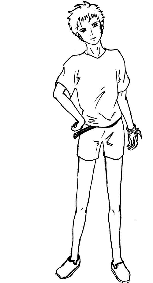 手绘——卡通人物(男)