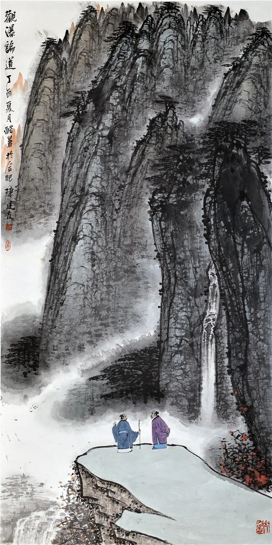 大红袍艺术家陈廷友国画大师亚明入室弟子