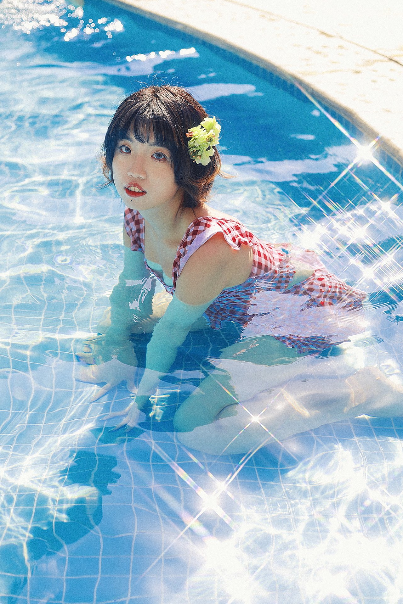 summer 复古泳池写真