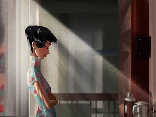 花样年华电影插画练习