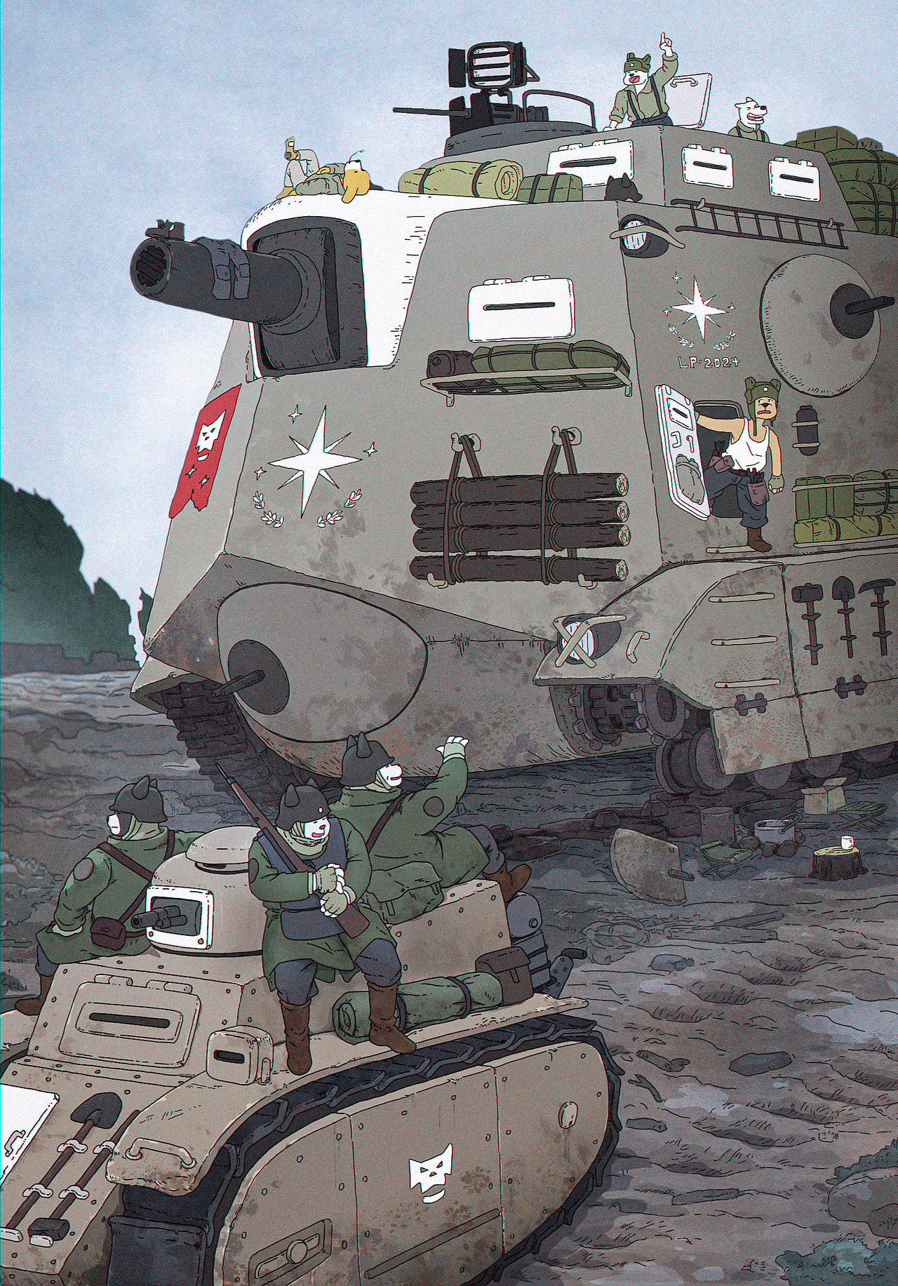 贴一点最近画的图（图ZMzY0NzM0ODcy） - 绘本 - 站酷设计师李平LP1919原创素材 - 站酷ZCOOL
