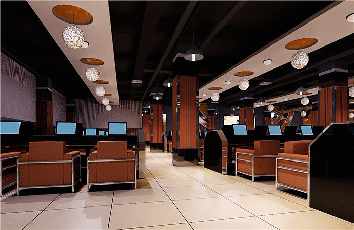 《现代简约网吧》-巴中网咖装修丨巴中网咖设计