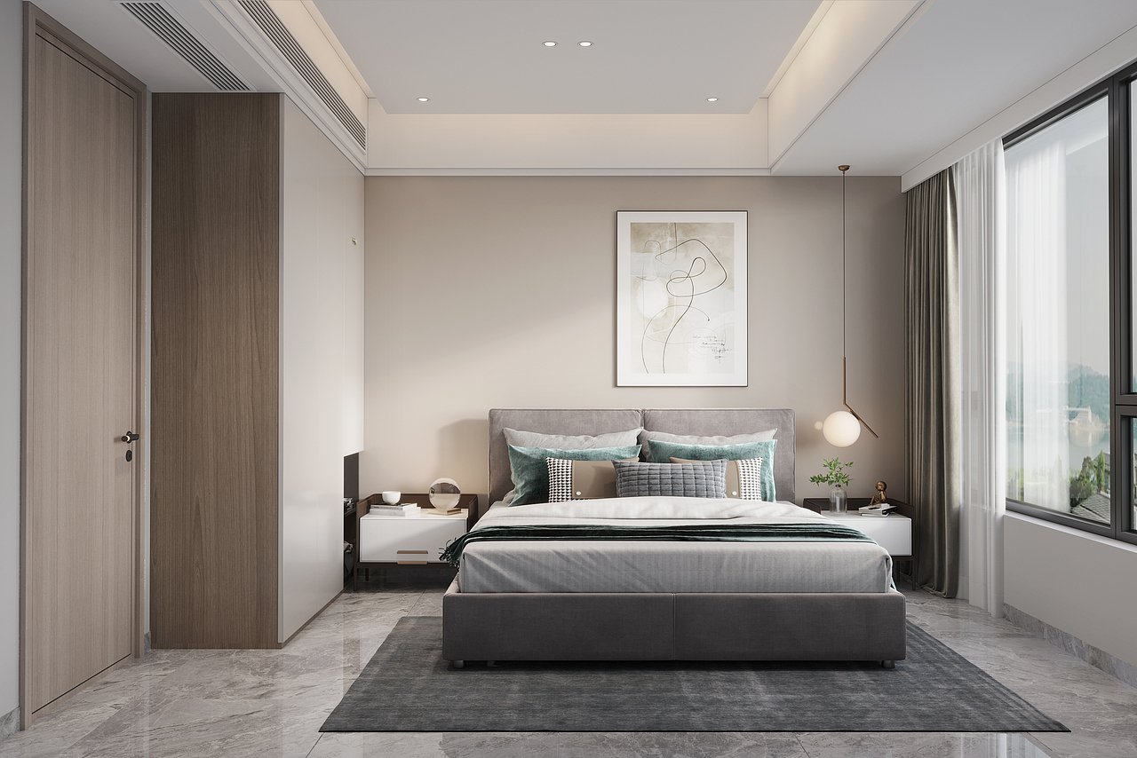 深圳装修:新锦安·海纳公馆现代简约风,还原家的模样