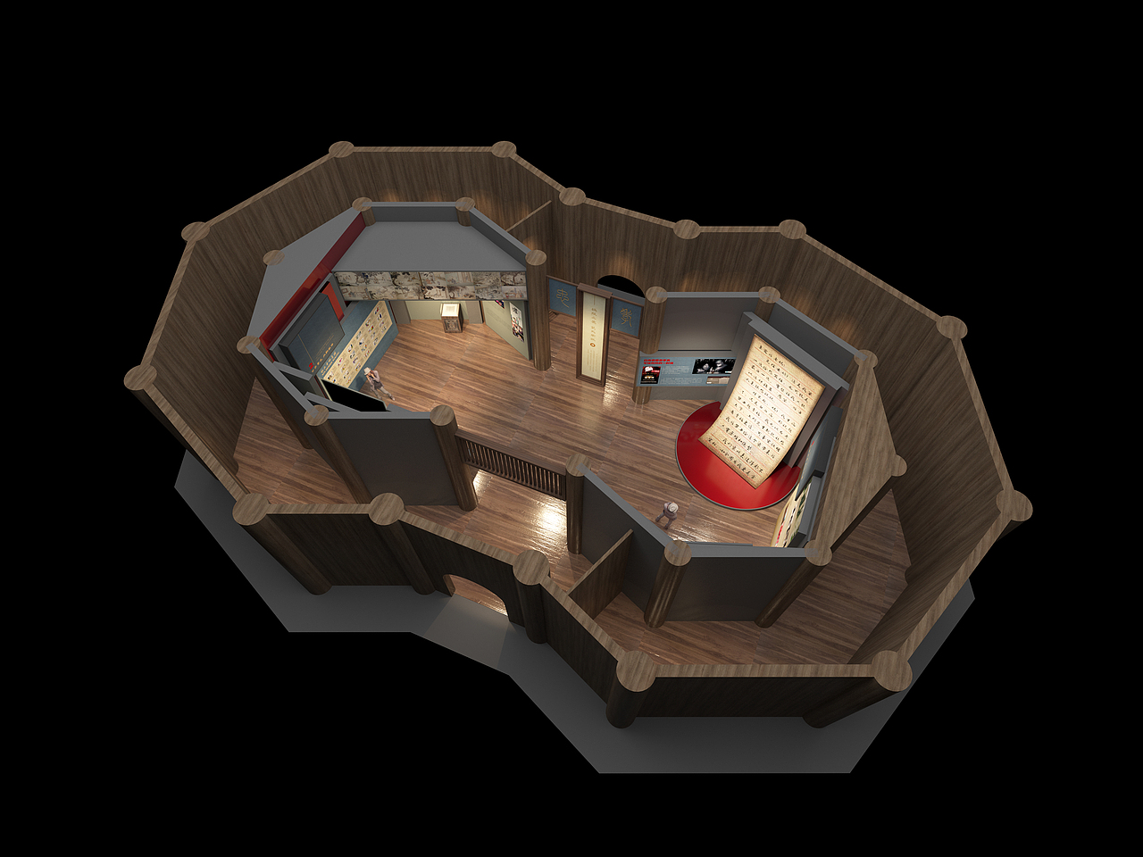 某双子塔展陈设计方案(图ZMzU2NTA3Mzgw) - 建筑/空间 - 站酷设计师展览逻辑喵原创素材 - 站酷ZCOOL