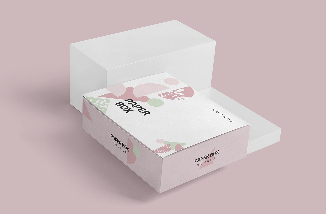 【枫思原创】礼品盒品牌VI包装设计样机