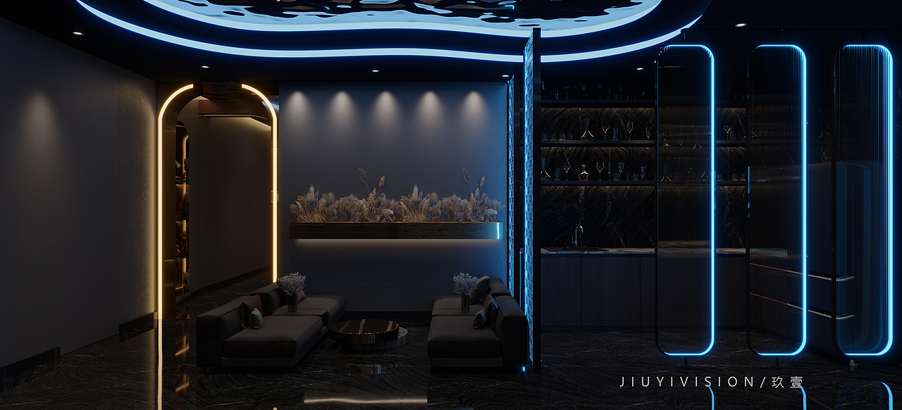 杭州足浴会所 | JIU YI VISION | 玖 壹 效 果 表 现（图ZMzE0NTAyNTIw） - 商业空间设计 - 站酷设计师玖壹空间原创素材 - 站酷ZCOOL