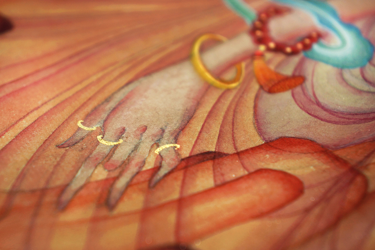 《长风爱玉.山芙.春之华赋》白中南颜彩-人川集（图ZMjkyMjE1ODky） - 艺术插画 - 站酷设计师白中南原创素材 - 站酷ZCOOL