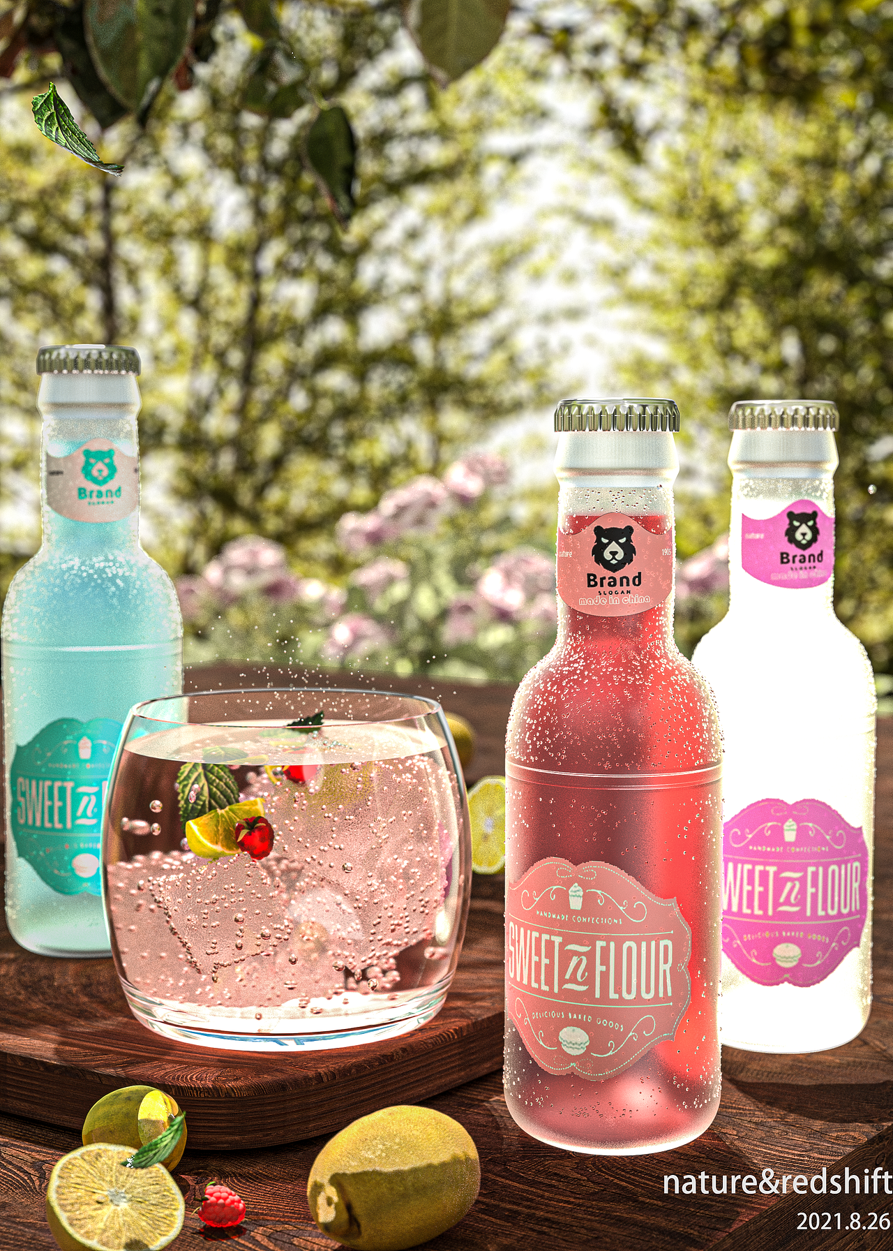 c4d redshift鸡尾酒渲染（图ZMjY4Mjg0NzM2） - 产品 - 站酷设计师summerfantasy原创素材 - 站酷ZCOOL