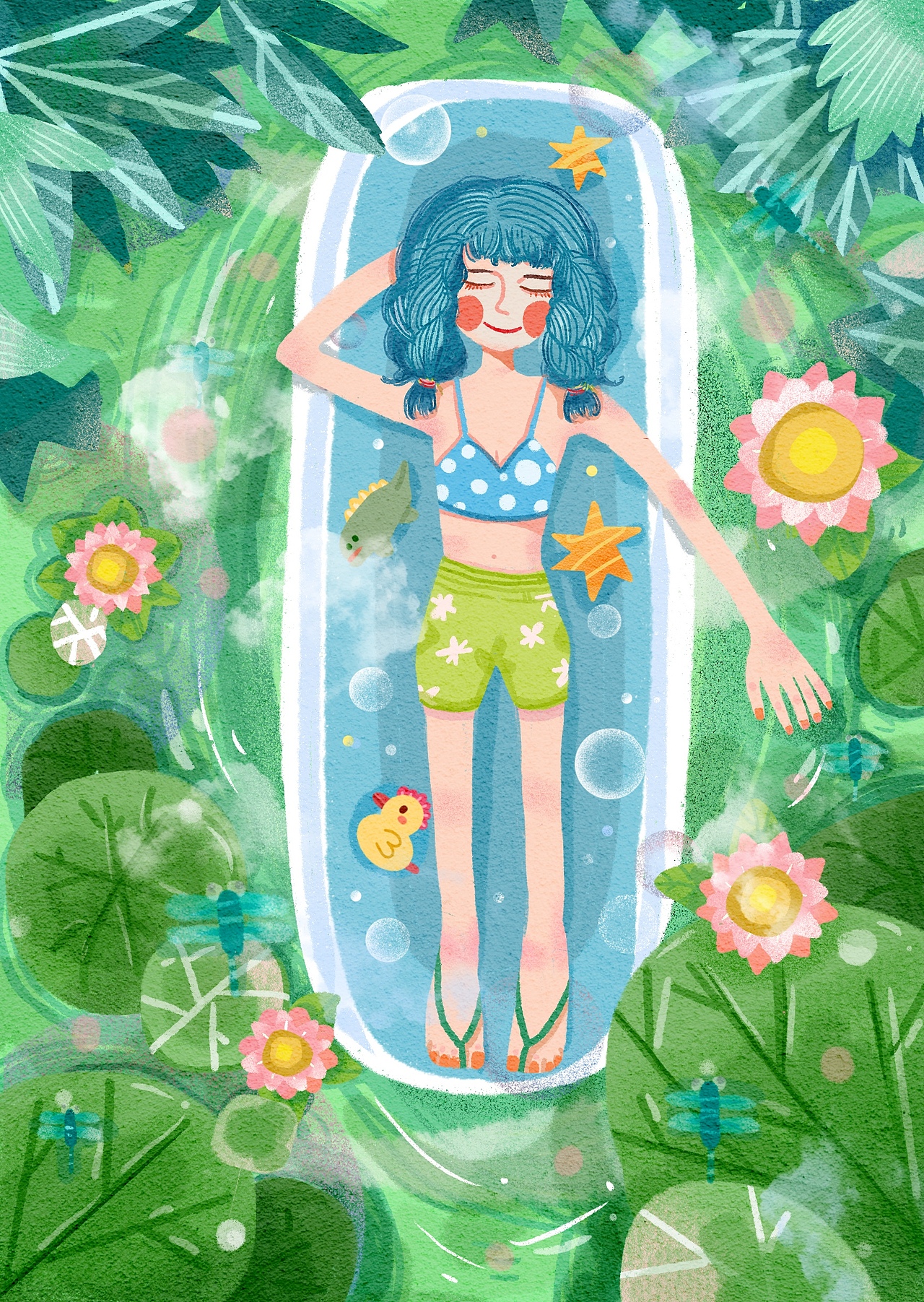 din芝士学院21天插画打卡活动