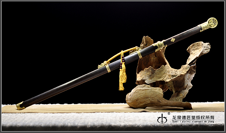 龙泉刀剑裴东来环首刀dj3357