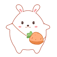 一只蛋蛋兔 微信表情包（图ZMzM5MDAxODI0） - 儿童插画 - 站酷设计师橙猫原创素材 - 站酷ZCOOL