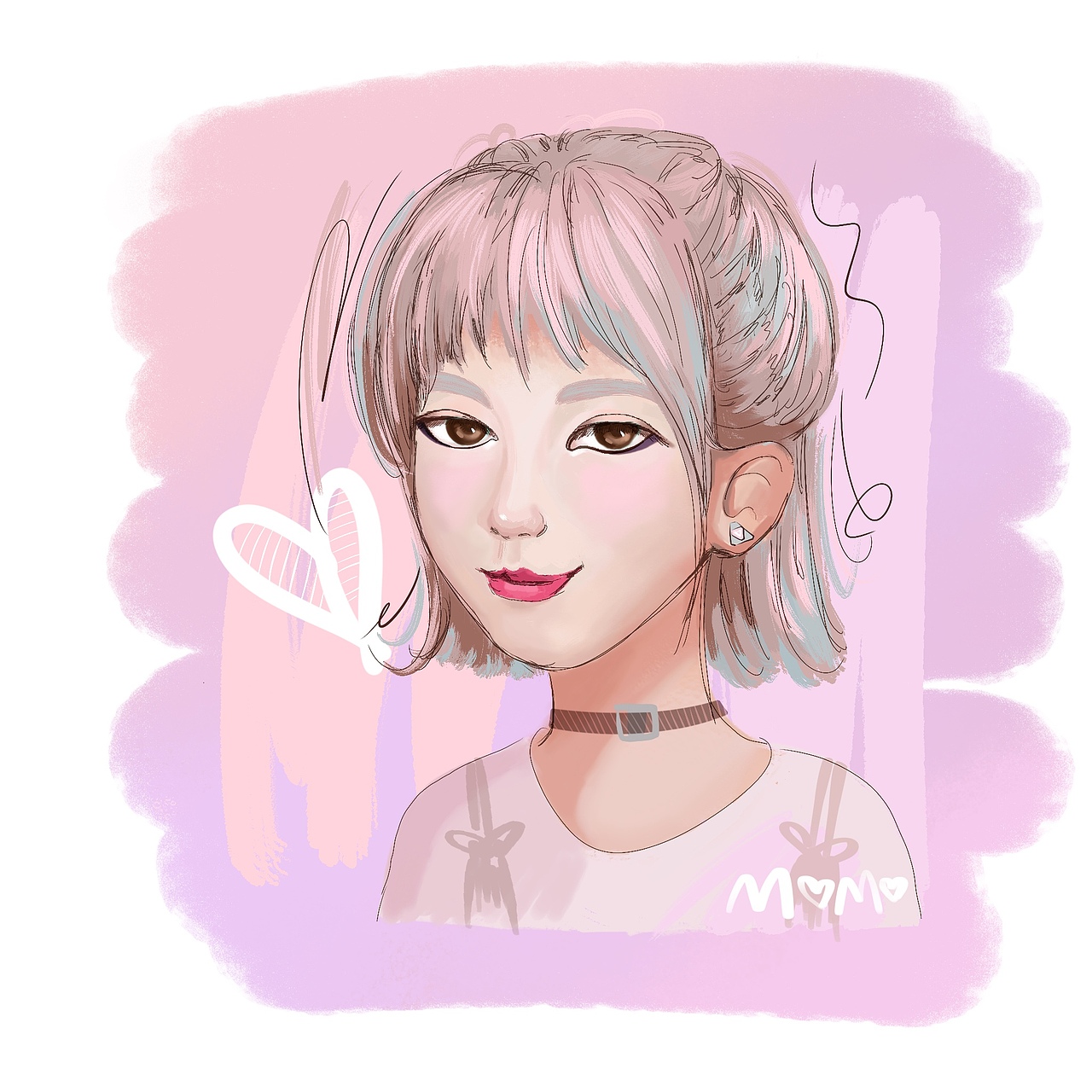 人头像系列（图ZMTc4OTI1MDM2） - 艺术插画 - 站酷设计师大米MOMO原创素材 - 站酷ZCOOL