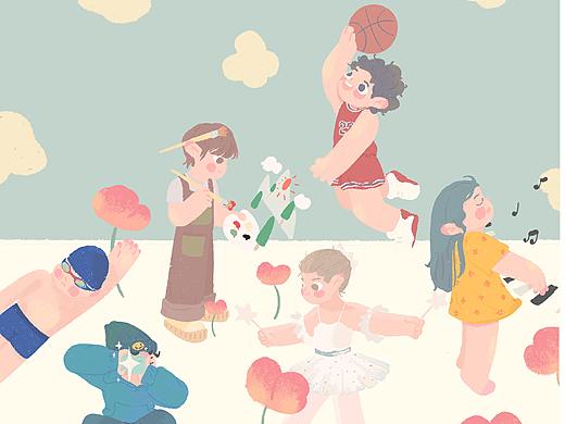 小学英语插画