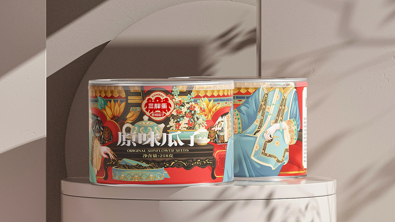 尚智&times;三胖蛋｜原味瓜子包装设计｜食品包装｜礼盒包装