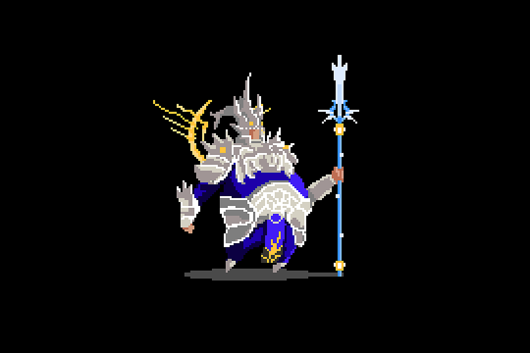 斗战神系列像素画神将