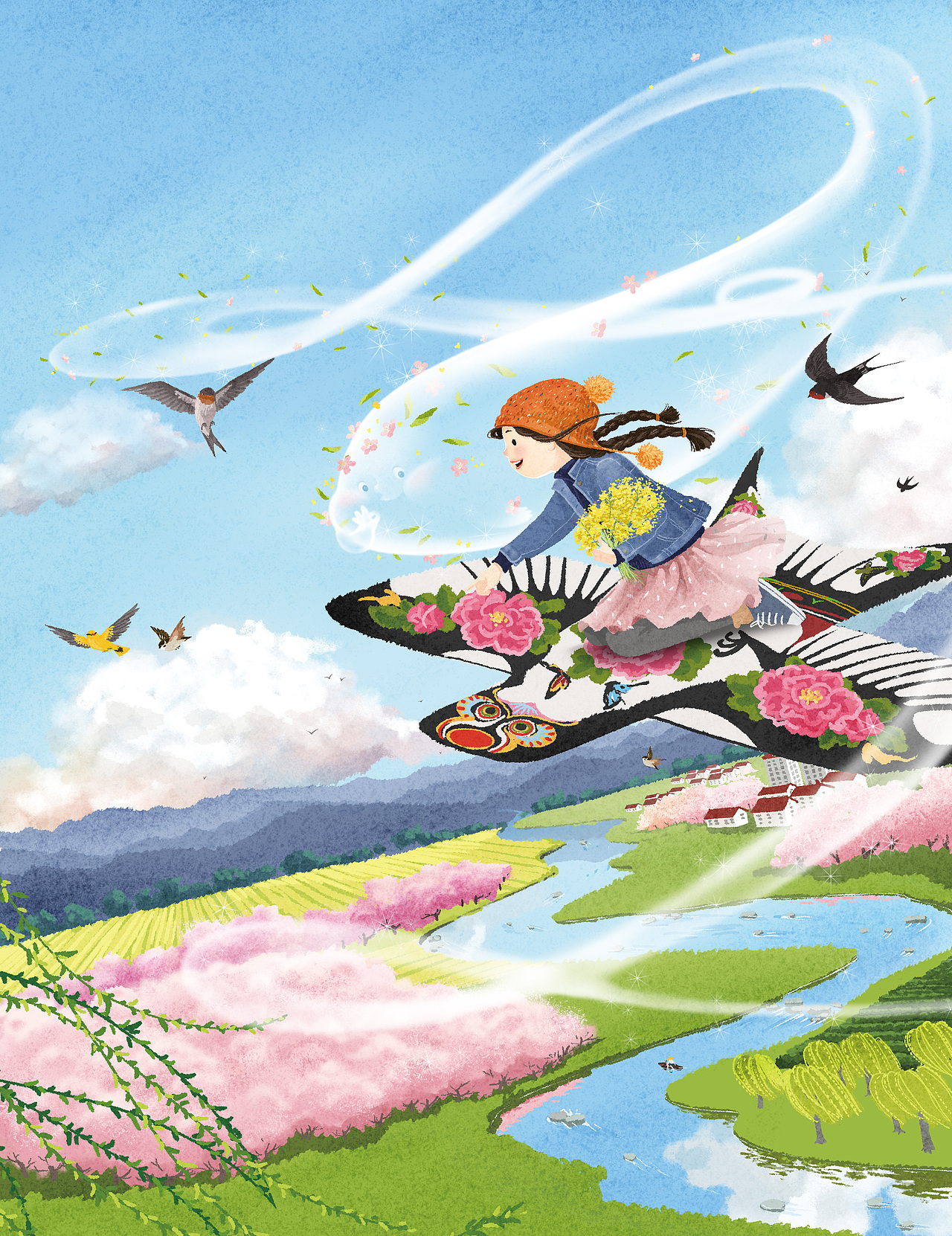 《学语文之友》杂志2021年封面插图（图ZMjgzNjc5MzUy） - 儿童插画 - 站酷设计师焦洁Appleseed原创素材 - 站酷ZCOOL