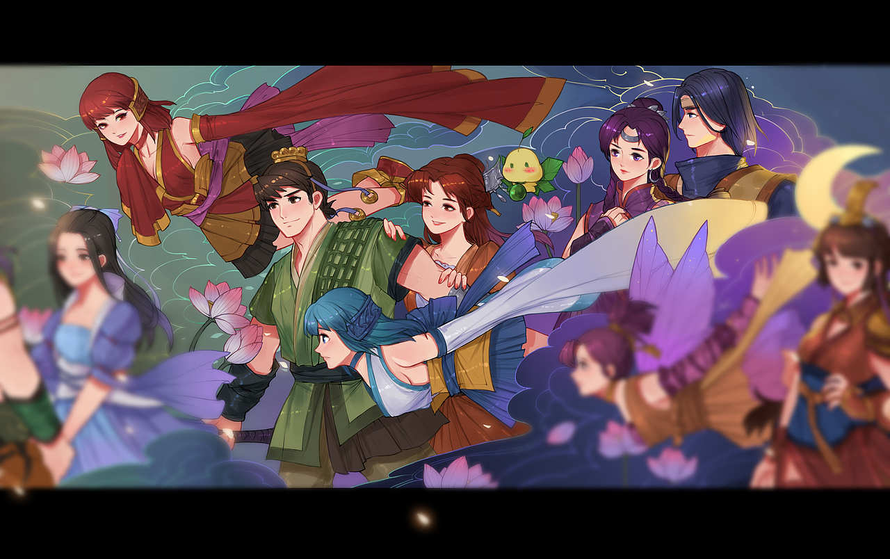 记年·仙剑（图ZNjUxNDU1ODA=） - 游戏原画 - 站酷设计师山栖原创素材 - 站酷ZCOOL