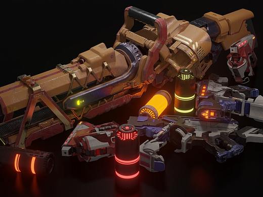 单兵可控多领域放射性元素发射装置