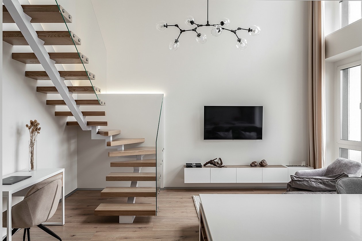 85㎡复式简约风空间设计