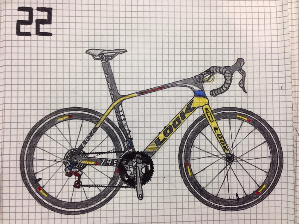 公路车手绘（图ZNDEwNTc5NjA=） - 像素画 - 站酷设计师13828891501bb原创素材 - 站酷ZCOOL