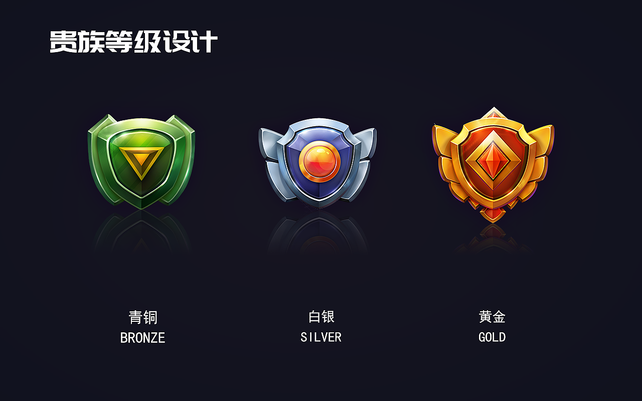 直播等级勋章设计