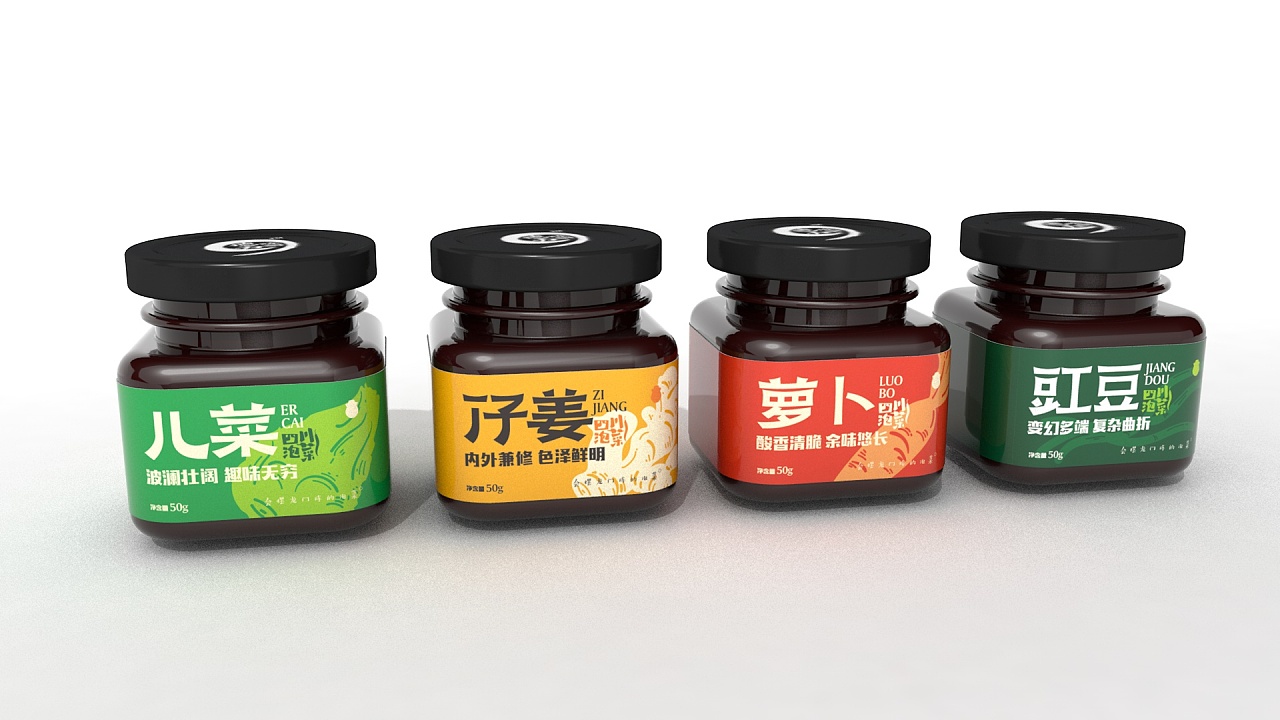 四川泡菜榨菜酱包装