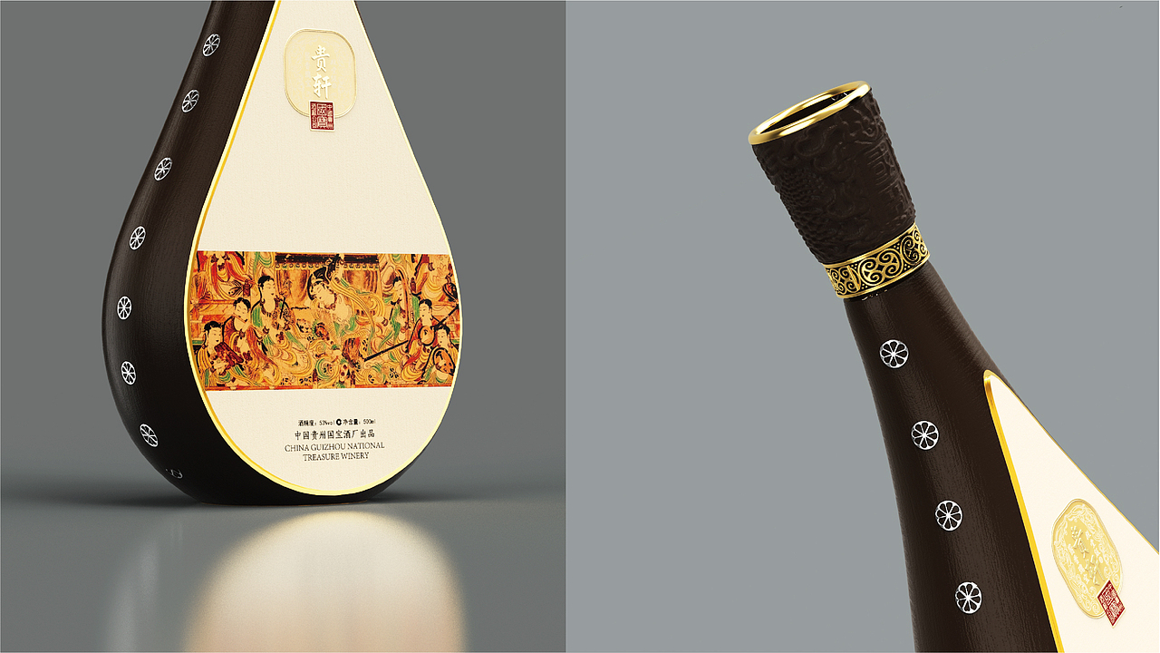 贵轩-敦煌反弹琵琶（图ZMjk0MTY4NjQw） - 包装 - 站酷设计师幸运幸运的大虎原创素材 - 站酷ZCOOL