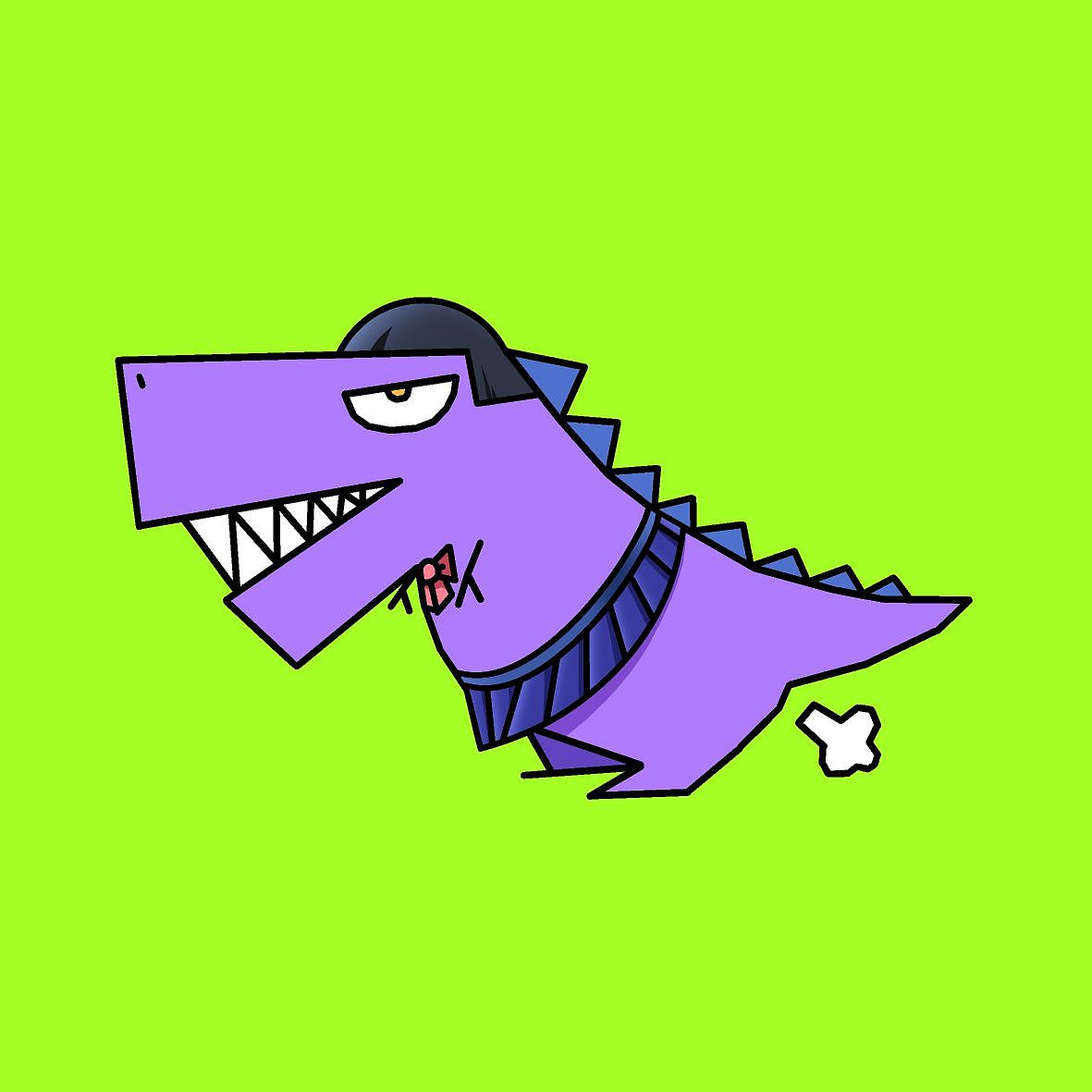 NFT头像《短JIO兽》🔥（图ZMzIwMjY0MDMy） - 新锐潮流插画 - 站酷设计师川源c原创素材 - 站酷ZCOOL