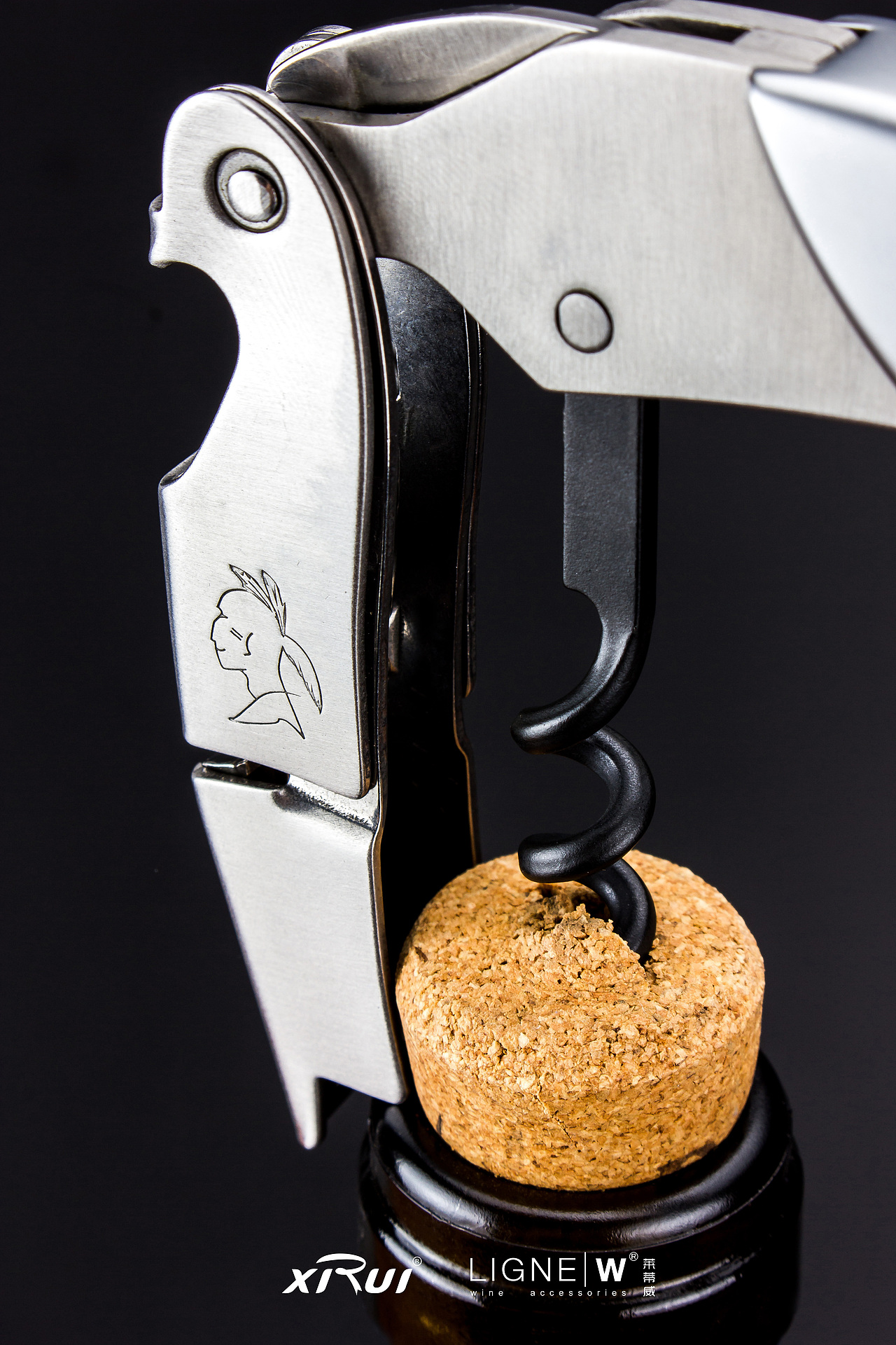 法国lignew锌合金酒刀拍摄