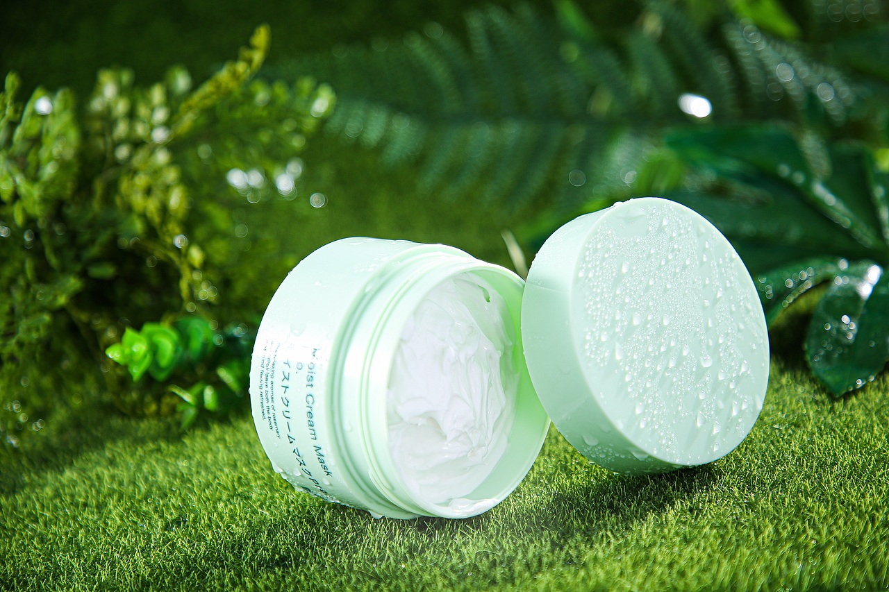 日本复活草面膜 森系 化妆品拍摄|静物摄影