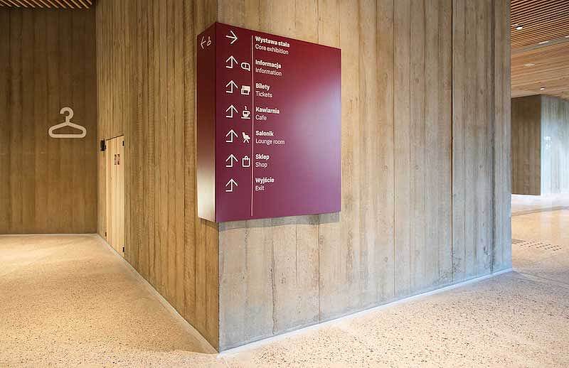 导视设计赏析-约瑟夫·毕苏斯基博物馆