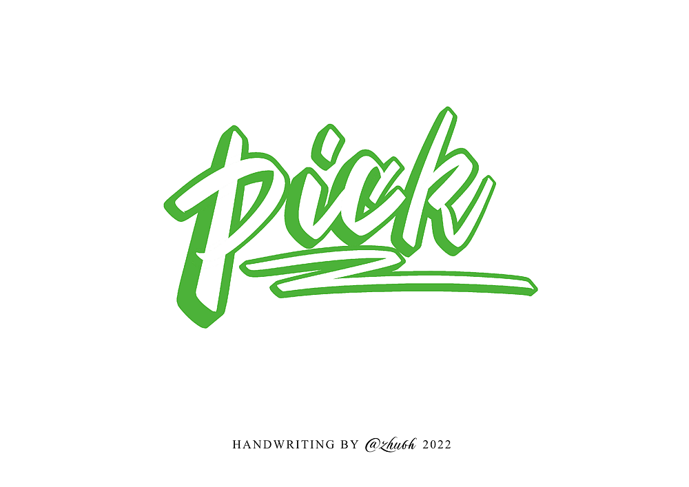 2022第四波手写字体设计(英文字体)