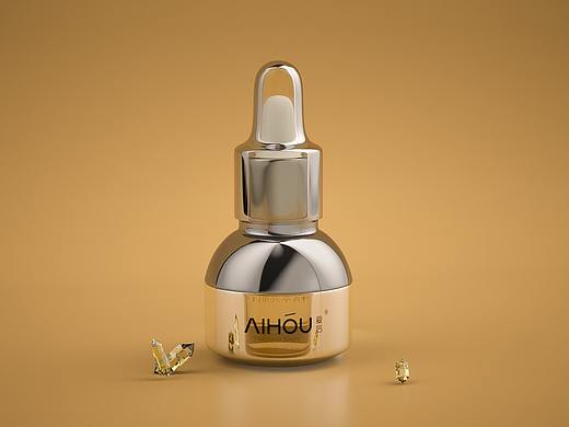 AIHOU爱后化妆品护肤品产品建模练习