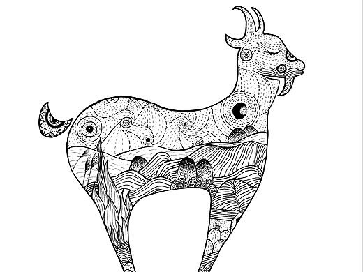 羊插画