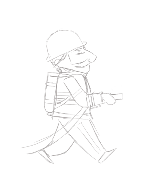 消防员（图ZMjAyMDE2NDky） - 创作习作 - 站酷设计师Yuayyw原创素材 - 站酷ZCOOL