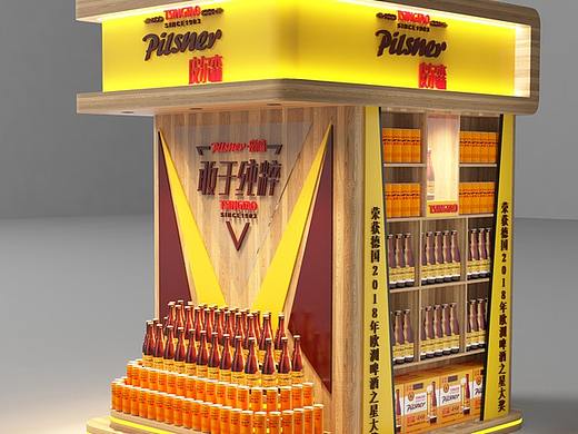 青岛啤酒皮尔森包柱