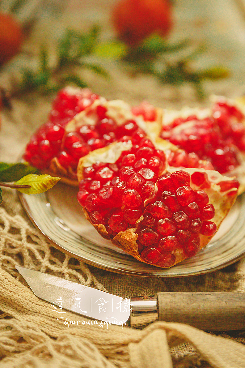 静物练习 | 石榴红了