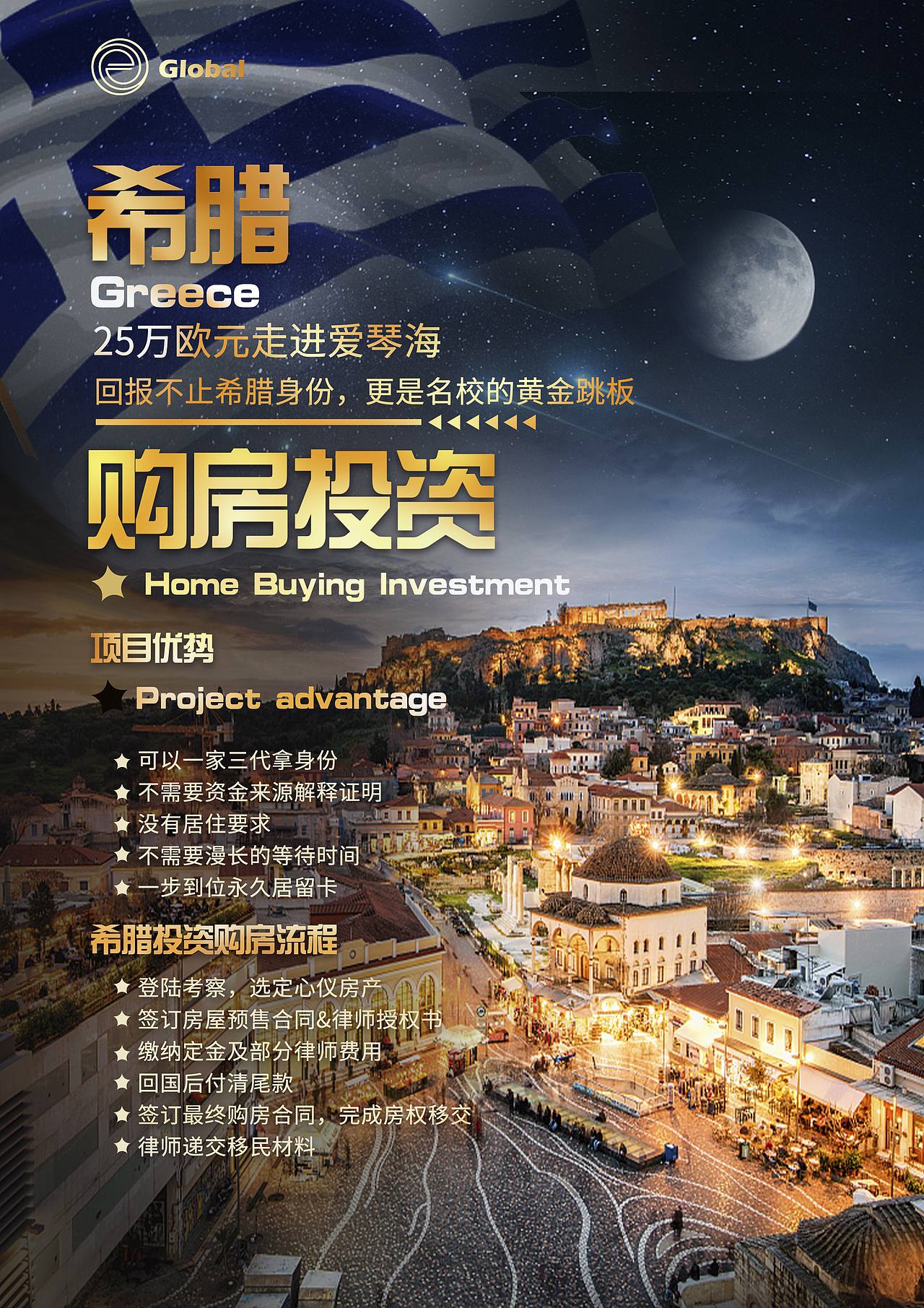 希臘/葡萄牙 投資移民計(jì)劃（圖ZMjE0MDA0NDQ4） - 宣傳物料 - 站酷設(shè)計(jì)師旭日博雅原創(chuàng)素材 - 站酷ZCOOL