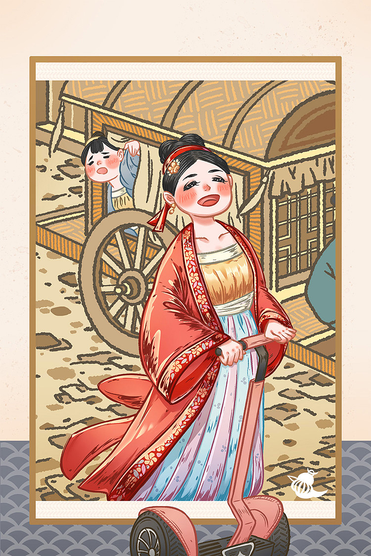 画中画—体验新生活（图ZMjI4MjQ1ODcy） - 商业插画 - 站酷设计师雀生生原创素材 - 站酷ZCOOL