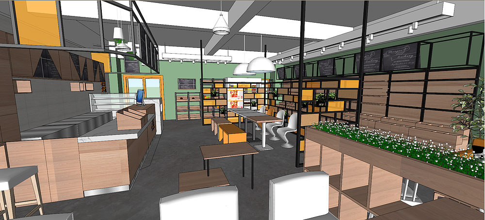 长沙店铺装修设计—极速鲜城