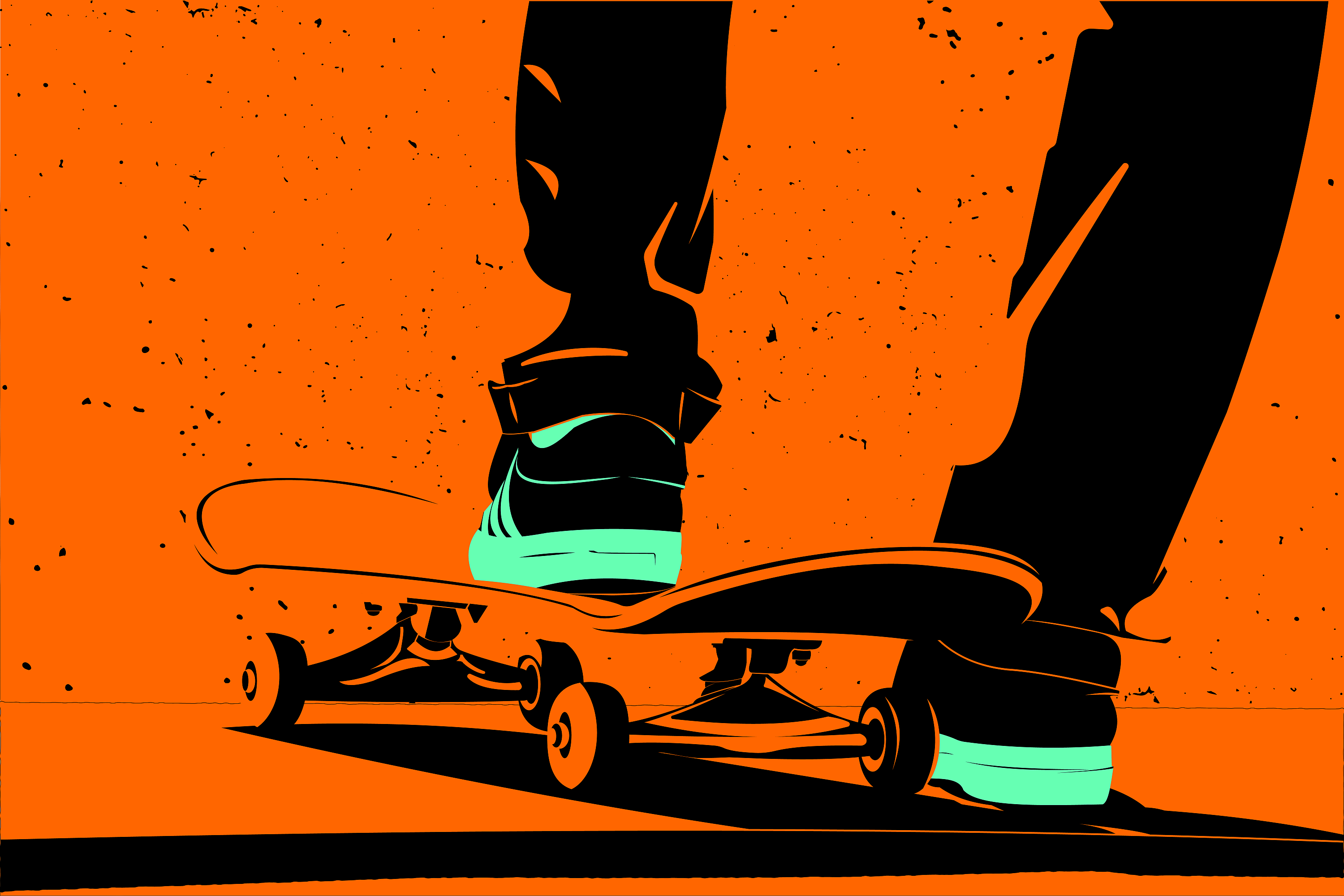 滑板_乱线矢插_咋够-站酷zcool