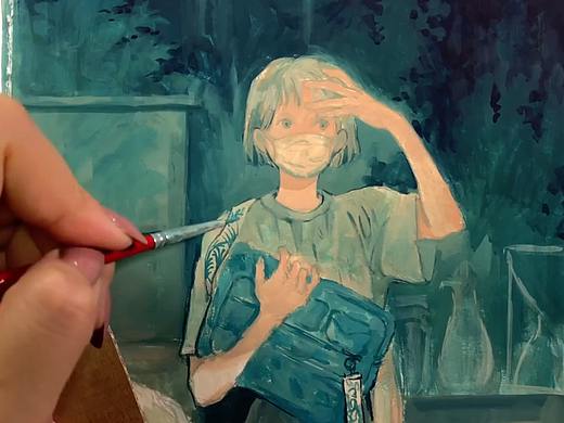 插画师NOMA的创作过程