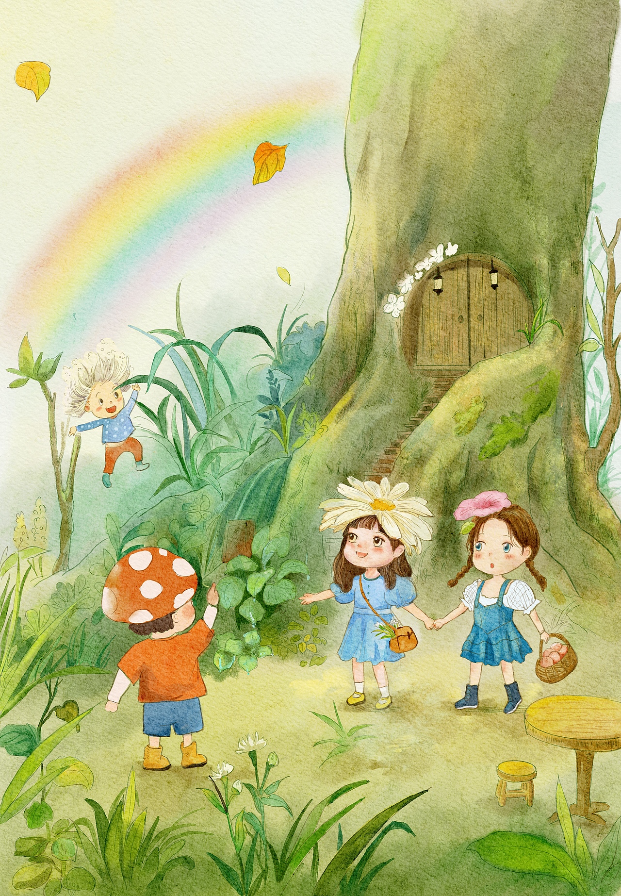 孙悟空在我们村（图ZMjc0NjUxMTcy） - 儿童插画 - 站酷设计师cece茜原创素材 - 站酷ZCOOL