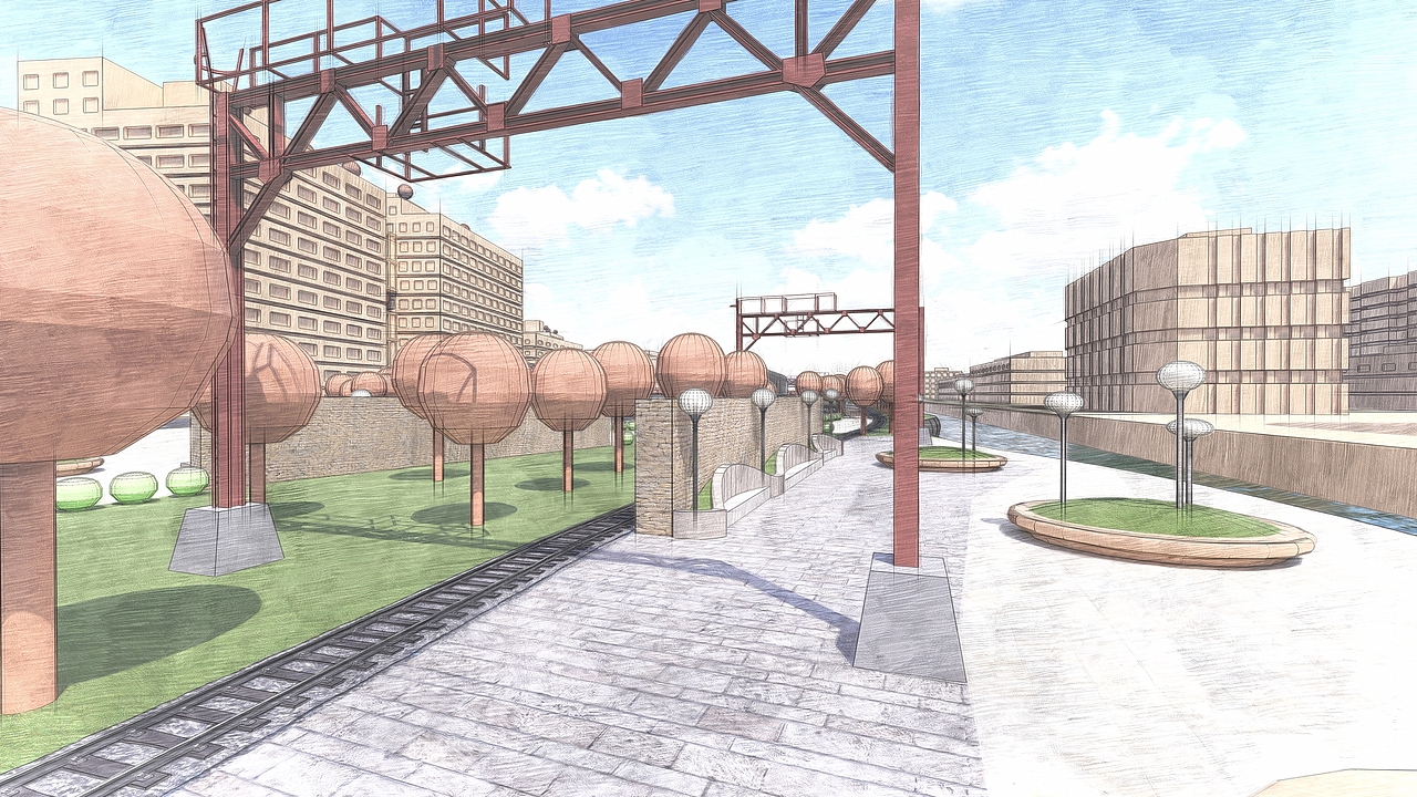 车水马龙——闸北区景观设计