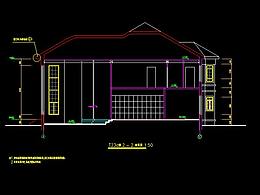 高校行政楼建筑CAD施工图