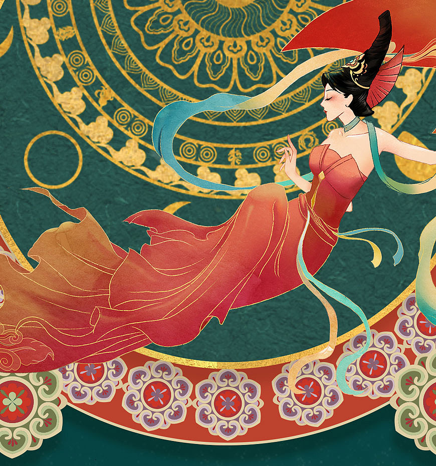 《梦回稻香》剑网3X稻香村2020联名中秋月饼礼盒（图ZMjIyNzQ1MDUy） - 包装 - 站酷设计师七味zoe原创素材 - 站酷ZCOOL