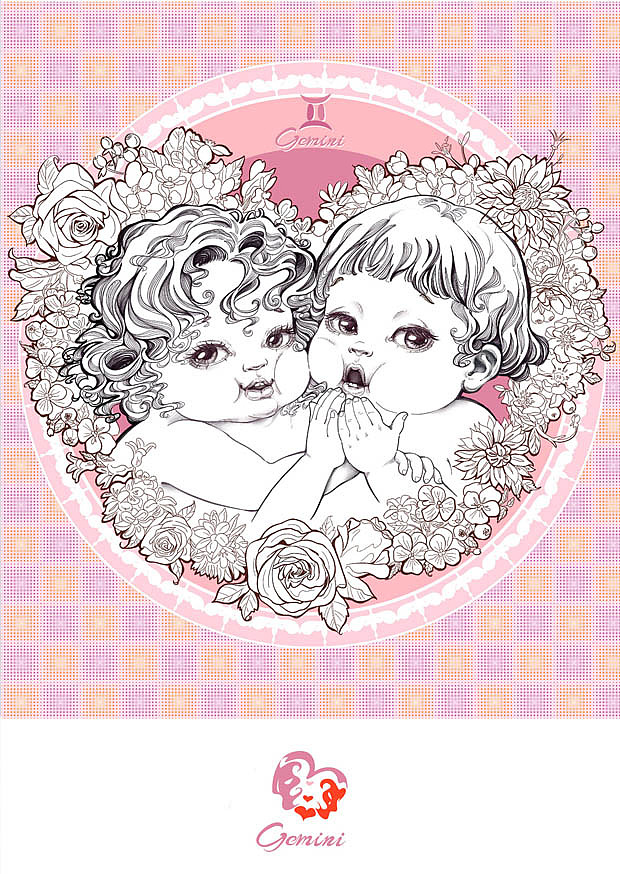 十二星座（图ZMjQ3NTYwMzI4） - 艺术插画 - 站酷设计师秋节QJ原创素材 - 站酷ZCOOL